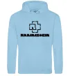 Женская толстовка (худи) Rammstein logo Голубой фото