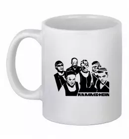 Чашка керамічна Rammstein Білий фото
