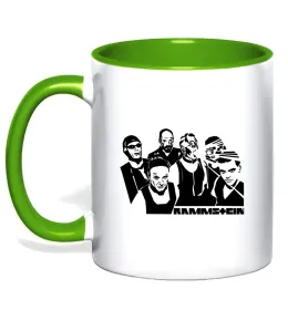 Чашка з кольоровою ручкою