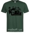 Мужская футболка Rammstein группа Темно-зеленый фото