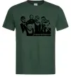 Мужская футболка Rammstein группа Темно-зеленый фото