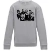 Детский Свитшот Rammstein группа Серый меланж фото