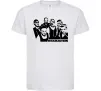 Детская футболка Rammstein группа Белый фото