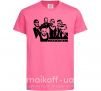 Детская футболка Rammstein группа Ярко-розовый фото