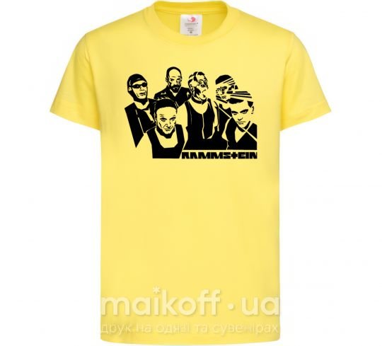 Детская футболка Rammstein группа Лимонный фото