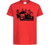 Детская футболка Rammstein группа Красный фото