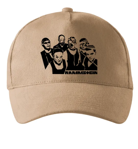 Кепка Rammstein группа Песочный фото