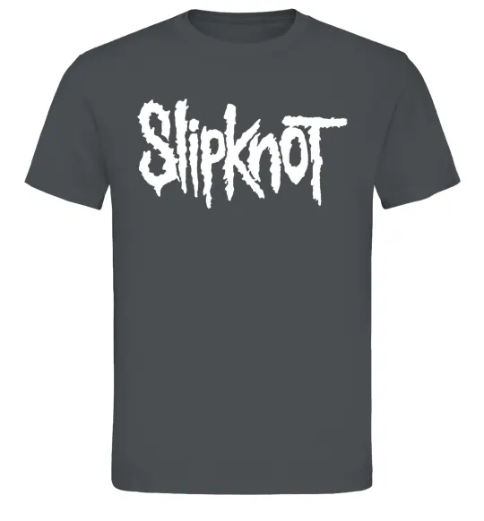 Чоловіча футболка Slipknot надпись Графіт фото