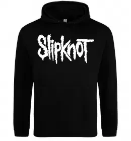 Чоловіча толстовка (худі) Slipknot надпись Чорний фото