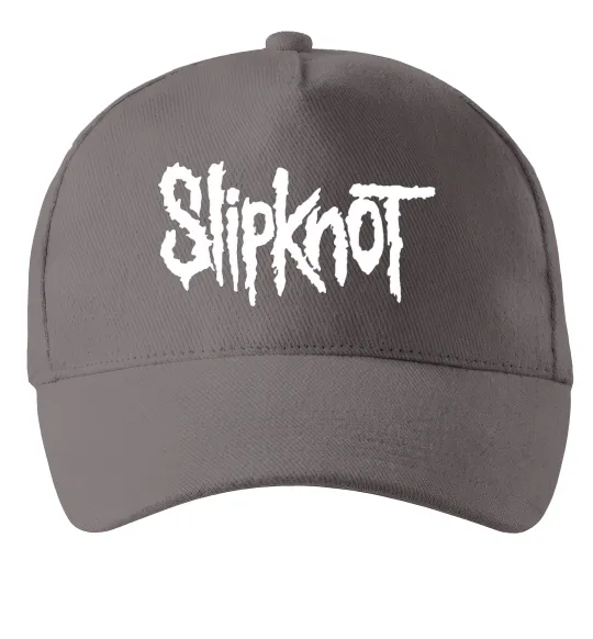 Кепка Slipknot надпись Серый фото