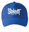 Кепка Slipknot надпись Ярко-синий фото