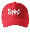 Кепка Slipknot надпись Червоний фото