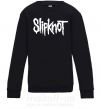 Дитячий світшот Slipknot надпись Чорний фото