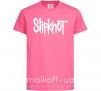 Дитяча футболка Slipknot надпись Яскраво-рожевий фото