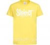 Дитяча футболка Slipknot надпись Лимонний фото