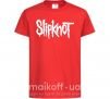 Дитяча футболка Slipknot надпись Червоний фото