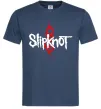 Чоловіча футболка Slipknot logotype Темно-синій фото