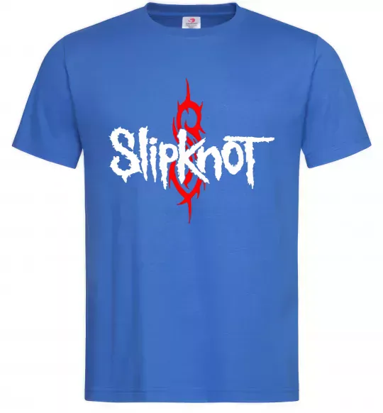 Чоловіча футболка Slipknot logotype Яскраво-синій фото