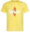Чоловіча футболка Slipknot logotype Лимонний фото