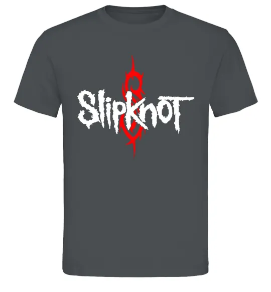 Чоловіча футболка Slipknot logotype Графіт фото