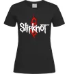 Женская футболка Slipknot logotype Черный фото