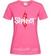 Жіноча футболка Slipknot logotype Яскраво-рожевий фото