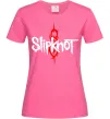 Женская футболка Slipknot logotype Ярко-розовый фото