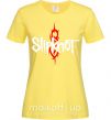 Жіноча футболка Slipknot logotype Лимонний фото