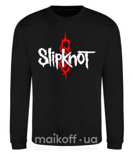Свитшот Slipknot logotype Черный фото
