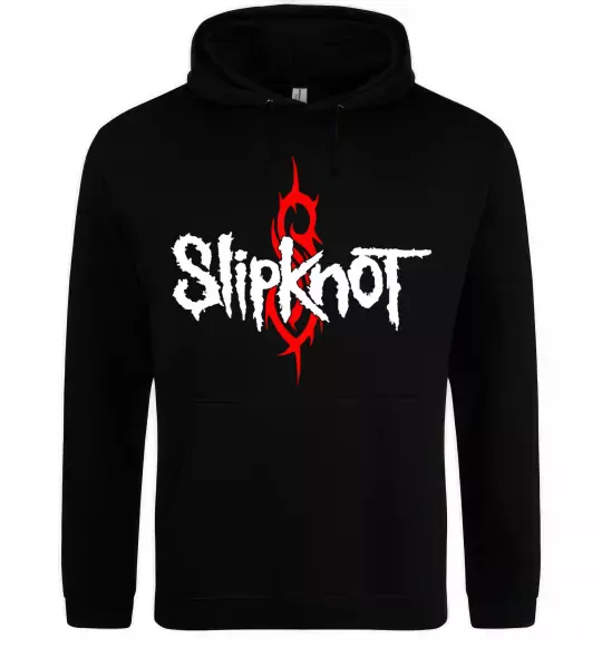 Женская толстовка (худи) Slipknot logotype Черный фото
