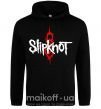 Женская толстовка (худи) Slipknot logotype Черный фото