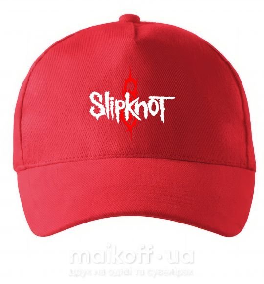 Кепка Slipknot logotype Червоний фото