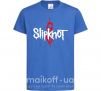 Детская футболка Slipknot logotype Ярко-синий фото