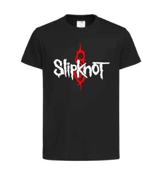 Детская футболка Slipknot logotype Черный фото