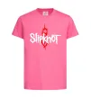 Детская футболка Slipknot logotype Ярко-розовый фото