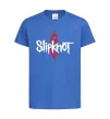Детская футболка Slipknot logotype Ярко-синий фото