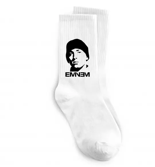 Шкарпетки Eminem face Білий фото