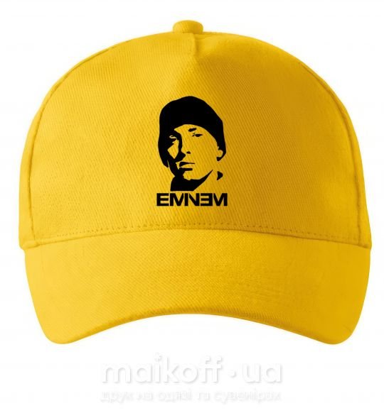 Кепка Eminem face Сонячно жовтий фото