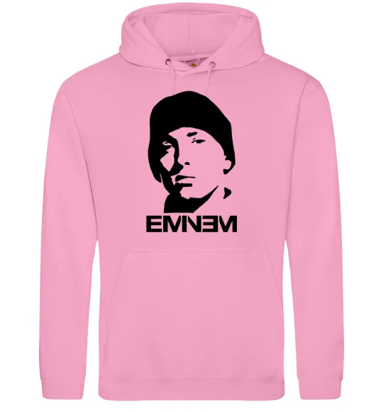 Женская толстовка (худи) Eminem face Розовый фото