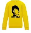 Детский Свитшот Eminem face Солнечно желтый фото