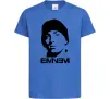 Детская футболка Eminem face Ярко-синий Детская футболка Eminem face Ярко-синий фото
