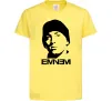Детская футболка Eminem face Лимонный Детская футболка Eminem face Лимонный фото