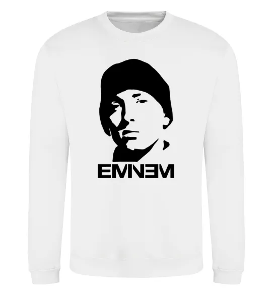 Свитшот Eminem face Белый фото