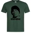 Чоловіча футболка Eminem face Темно-зелений фото