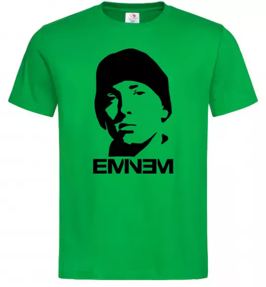 Чоловіча футболка Eminem face Зелений фото