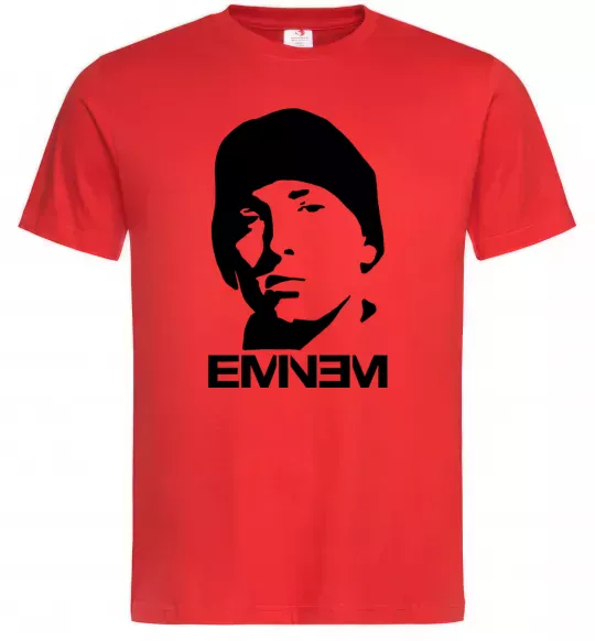 Чоловіча футболка Eminem face Червоний фото