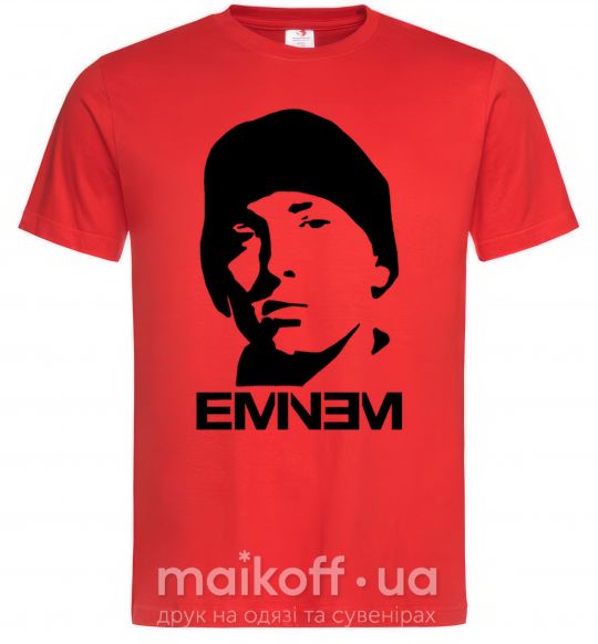 Чоловіча футболка Eminem face Червоний фото