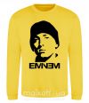 Свитшот Eminem face Солнечно желтый фото