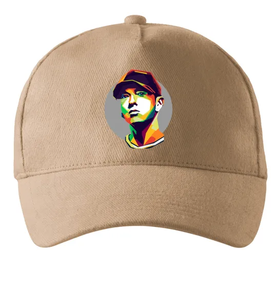 Кепка Eminem color face Песочный фото