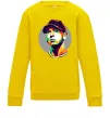 Дитячий світшот Eminem color face Сонячно жовтий фото